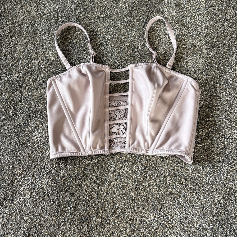 Victoria's Secret Pink Lace Bustier